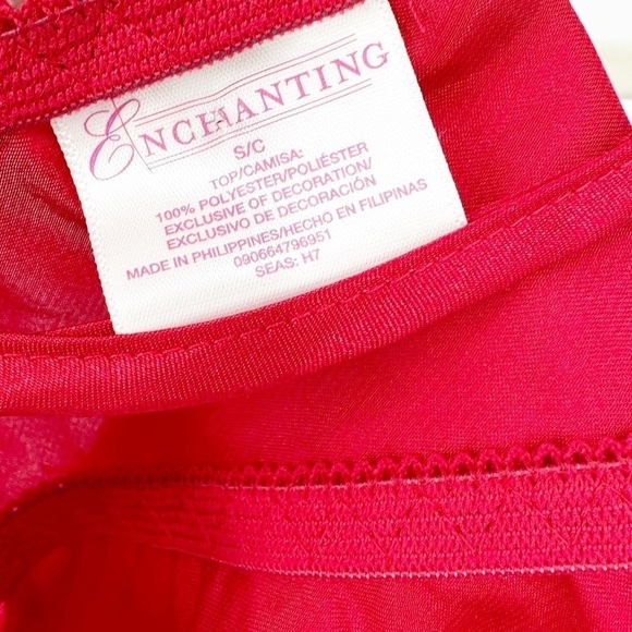 Vintage Red Santa Holiday Red Babydoll With Tags - Picture 6 of 9